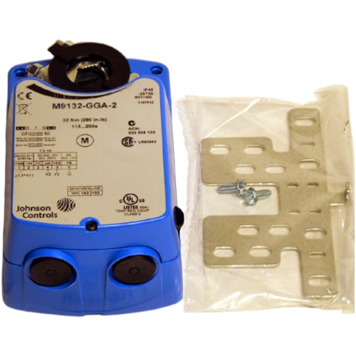 Johnson Controls M9132-GGA-2 Rotary Actuator, 280 In-Lb, Prop, 0-10VDC, 0-20mA
