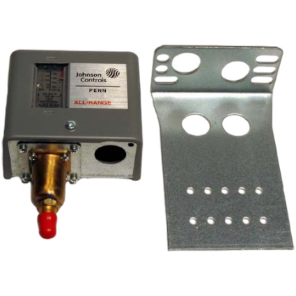 Johnson Controls P170AA-118C Pressure Control, 100-400 PSI, Adj Diff