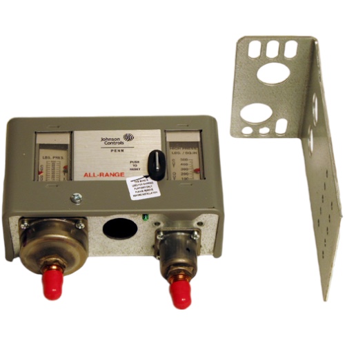 Johnson Controls P170MA-1C Dual Pressure Control, LS 20/100, HS 100/425, Manual Reset