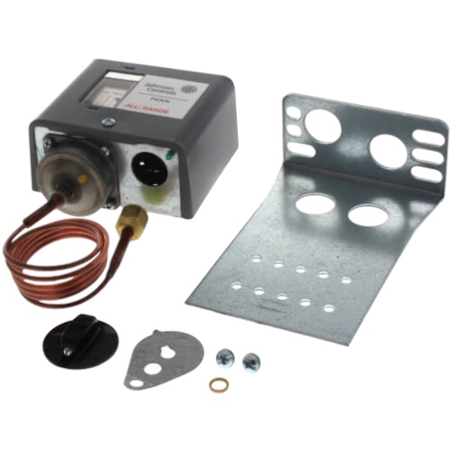 Johnson Controls P70AB-2C SPST Pressure Control, 20-100 PSI, Adj Diff, 36" Cap