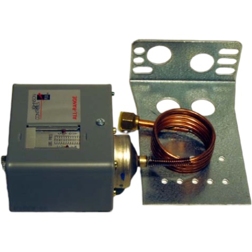 Johnson Controls P70CA-1C SPDT Pressure Control, 20-100 PSI, Adj Diff, 36" Cap
