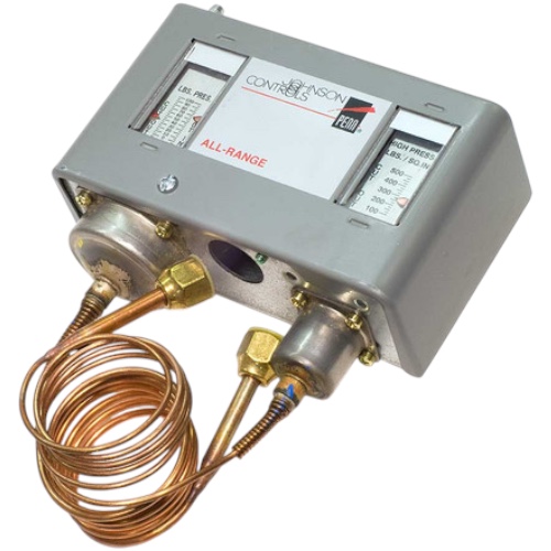 Johnson Controls P70MA-1C Dual Pressure Control, SPST, 20/100, 100/425