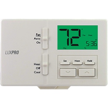 LUXPRO P711-010 Programmable/Non-Programmable Thermostat, 24v/Millivolt