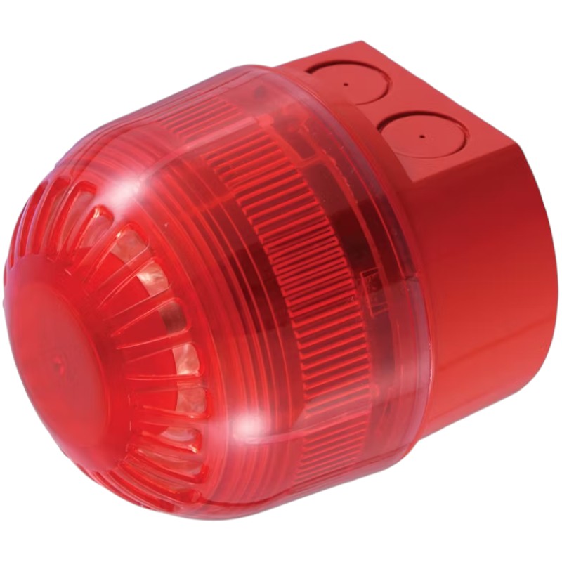 Edwards Signaling PSC-0013 Sonos Sounder Beacon, Deep, Xenon, Red