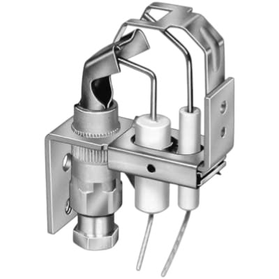 Resideo Q3452C2082 Pilot Burner, Natural Gas, BCR-18 Orifice, 2-Rod Ignitor