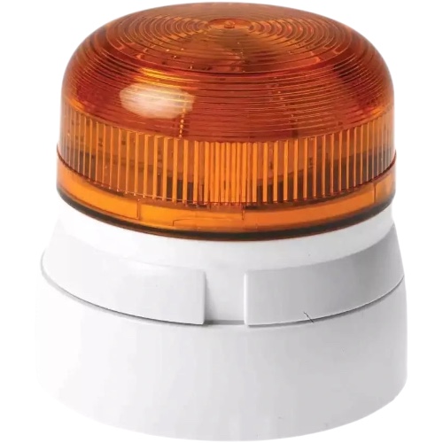 Edwards Signaling QBS-0003 Flash Guard Beacon, Xenon, 110, Amber