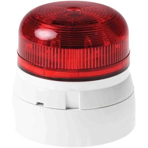 Edwards Signaling QBS-0060 Flash Guard Beacon, LED, 11/35, Red
