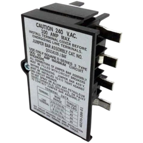 Schneider Electric QOU14100JBAF Jumper Bar for Square D QOU