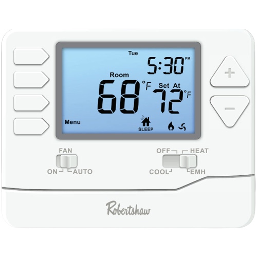 Robertshaw RS9210 Multi Stage Thermostat 24V/Millivolt Programmable
