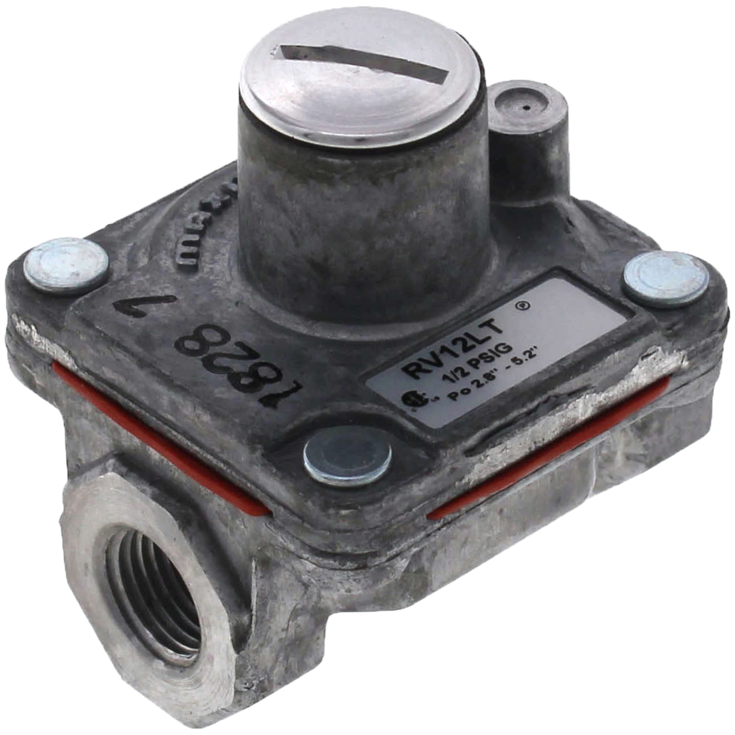 Maxitrol RV12LT 1/8" Gas Regulator, 25000 BTU, R1210T, 3-5" Spring