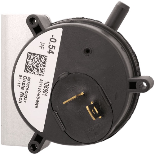 York S1-02435272000 Air Pressure Switch -0.54 IWC On Fall SPNO