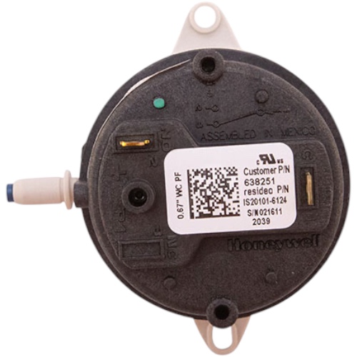 York S1-02435978000 Air Pressure Switch 0.67 IWC On Fall SPNO