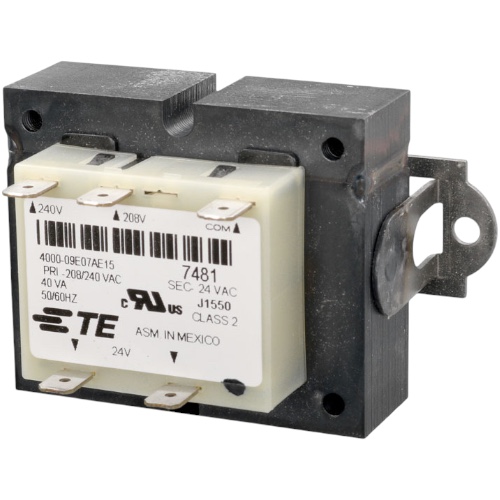 York S1-02518452700 Transformer 208/240v to 24v 40VA 50/60Hz