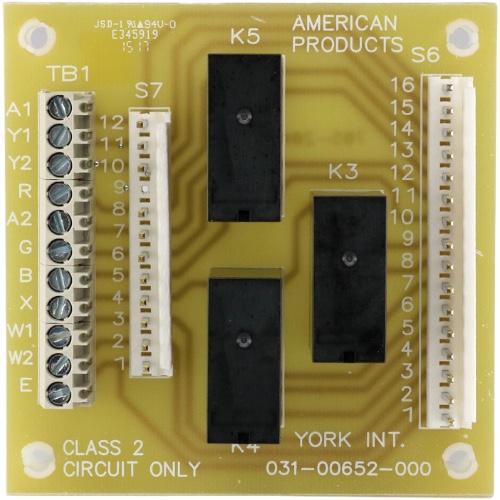 York S1-03100652000 Control Board 2 Stage Cooling Electronic