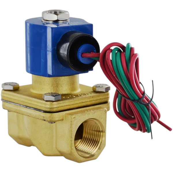 GC Valves S211GF02C5EG5 Solenoid Valve, 120V, 3/4" NPT, N.C., Brass, 150 PSI