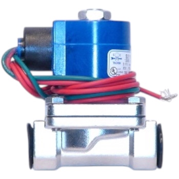 GC Valves S211GF02L7DG4 Solenoid Valve, 120V, 1/2" NPT, N.C., SS, Viton Seal