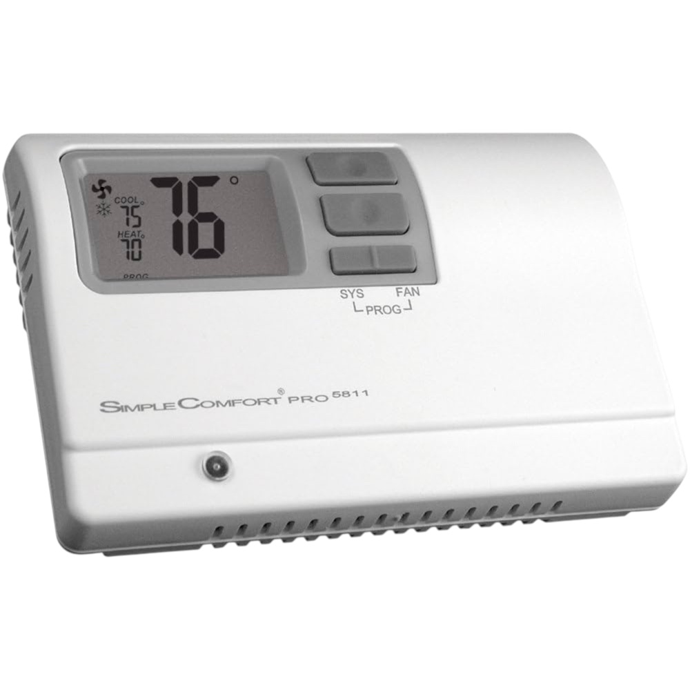 ICM Controls SC5811 Thermostat, 24v, 7 Day, 2H/2C, Conventional or HP