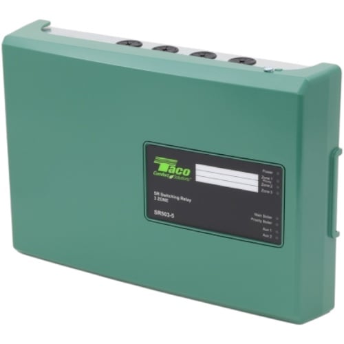 Taco SR503-5 Switching Relay, 3 Zone for Circulators with Priority and Power Ports