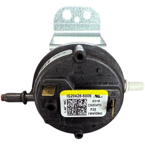 Trane SWT03221 Pressure Switch, 28 VA Pilot Duty, 24/120 VAC, 1/10 HP, 3 FLA