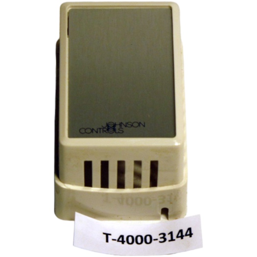 Johnson Controls T-4000-3144 White Vertical Cover, No Thermometer or Setpoints