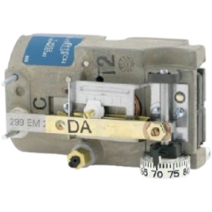 Johnson Controls T-4002-201 DA Thermostat, Horizontal Mount, Less Cover, 55-85F