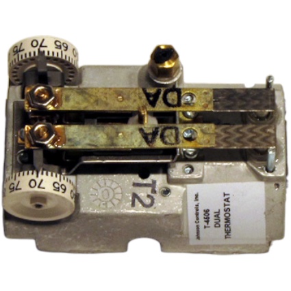 Johnson Controls T-4506-203 DA Pneumatic Thermostat, Horizontal, No Index Switch