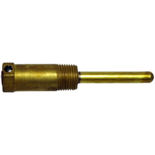 Johnson Controls TE-6300W-101 6" Brass T-Well, Direct Mount