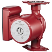 Grundfos UP15-18BUC5 Circulator, 115V, 1/25 HP, 1SP, Sweat with Check