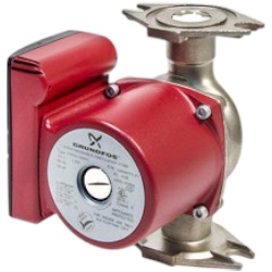 Grundfos UPS15-55SFC Circulator, 115V, 1/12 HP, 3SP, Flanged with Check