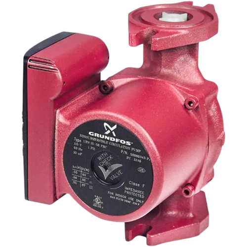 Grundfos UPS15-58FRC Circulator, 115V, 1/25 HP, 3SP, Rev Flanged, Iron