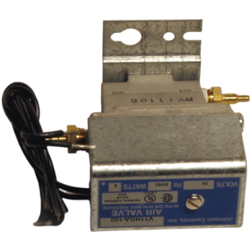 Johnson Controls V11HGA-100 24v 3-Way Air Valve with Barb Connections
