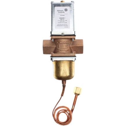 Johnson Controls V46AA-1C 3/8" NPT Water Valve, 70-260 PSI, 36" Cap