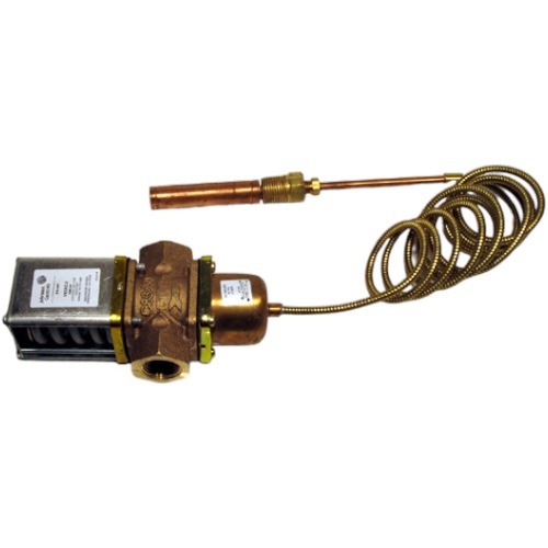 Johnson Controls V47AC-3C Water Valve, 3/4", Temp Actuated, 115/180°F
