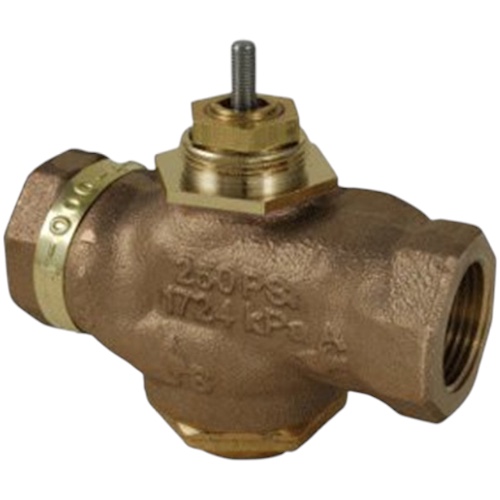 Schneider Electric VB-7313-0-4-08 1" NPT 3 Way Mixing Valve Bronze Body Cv 14