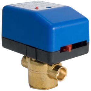 Erie VM2222T33A00T Modulating Zone Valve, 24V, 1/2" NPT, 2-Way, Cv 2.0, 3-Wire