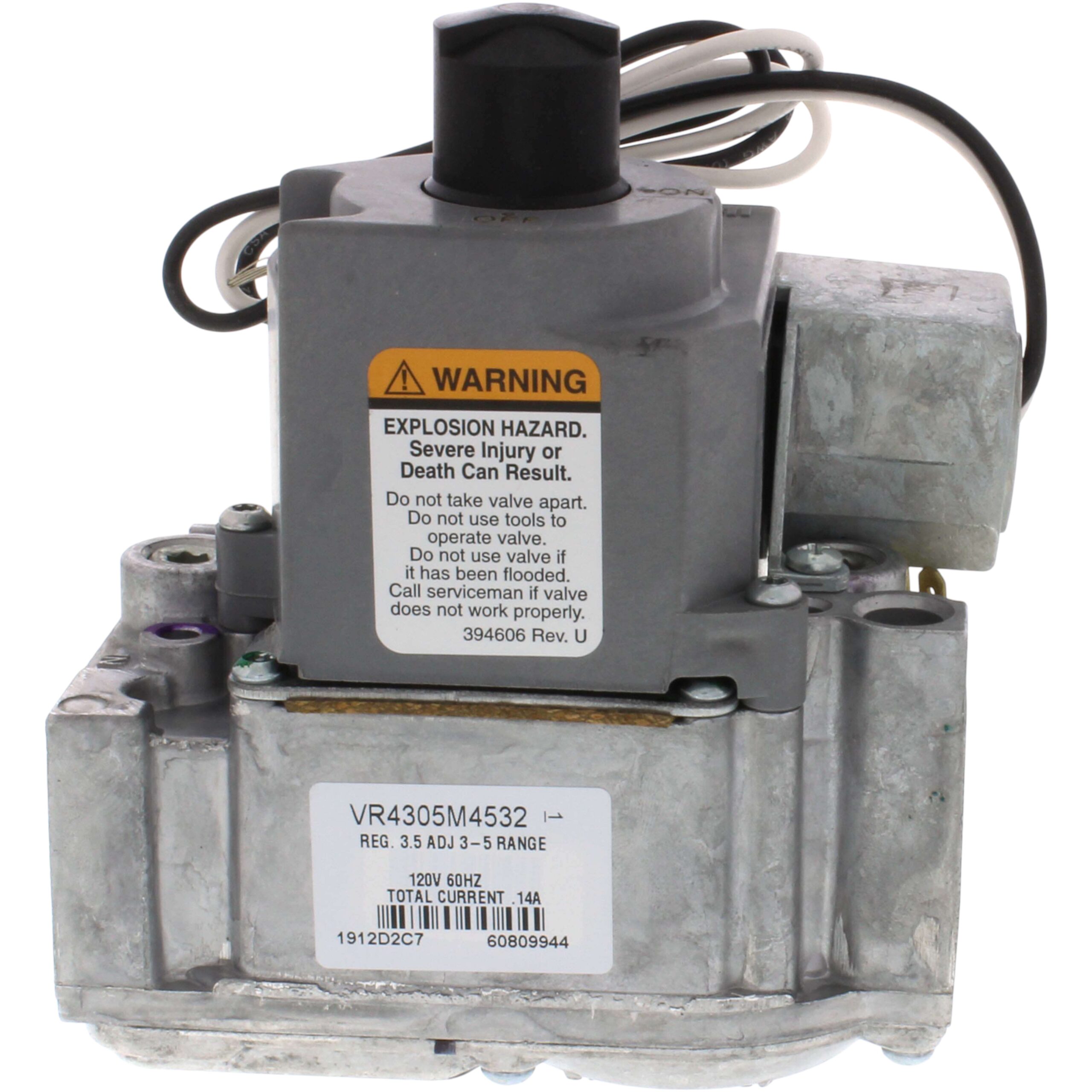 Resideo VR4305M4532 Gas Valve, 120V, 3/4" x 3/4", HSI/DSI, 300000 BTU