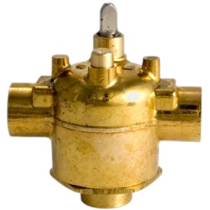 Erie VT3317 3/4" Sweat Valve Body, 3 Way, 7.5 Cv