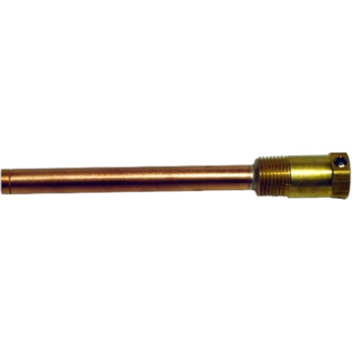 Johnson Controls WEL14A-602R 1/2" NPT Copper Bulb Well, 4 15/16" Long