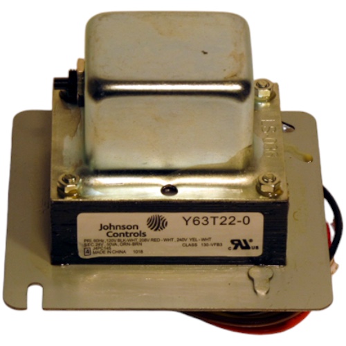 Johnson Controls Y63T22-0 50va Transformer with Reset, 120/208/240 to 24v