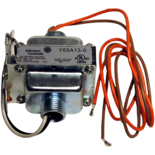 Johnson Controls Y65A13-0 Class 2 Transformer, 40VA, 120v to 24v, Foot Mount
