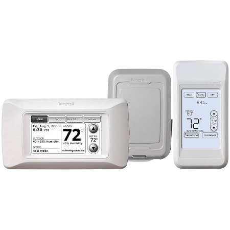 Honeywell YTHX9321R1011 Thermostat Kit, Prestige SD, RedLINK with Outdoor Sensor