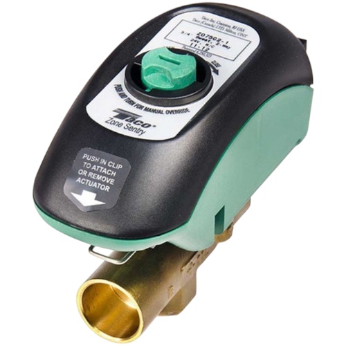 Taco Z075C2-2 Zone Valve, 3/4" Sweat, 2 Way N.C., 24v, Cv 10.3