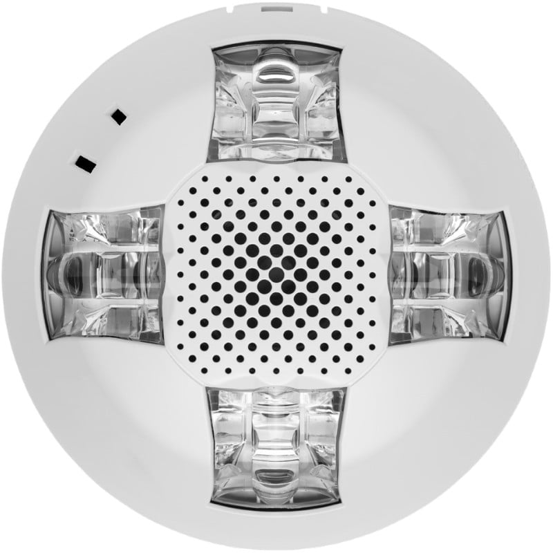 Kidde EGCAVHWN Ceiling and Wall Horn Strobe, White, No Marking