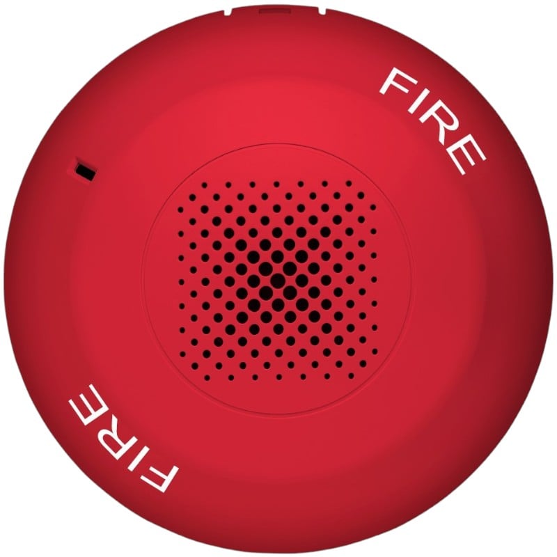 Kidde EGCLFRF Ceiling and Wall Horn, Red, FIRE